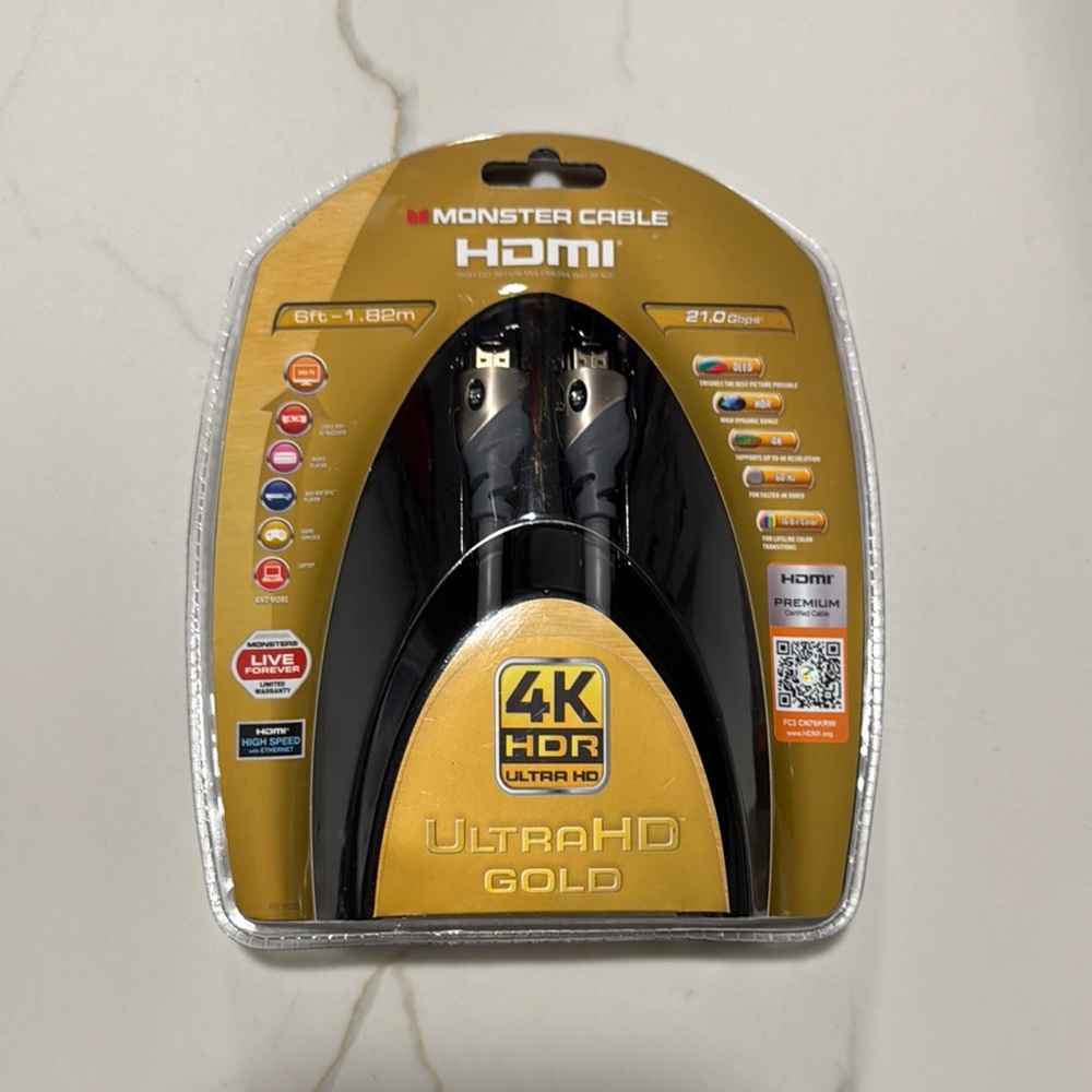 Monster Cable HDMI 4K HDR
